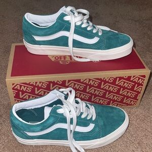 Old Skool green suede vans✨